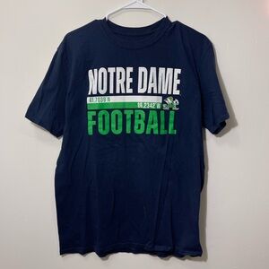 Notre Dame Football T Shirt Size Large